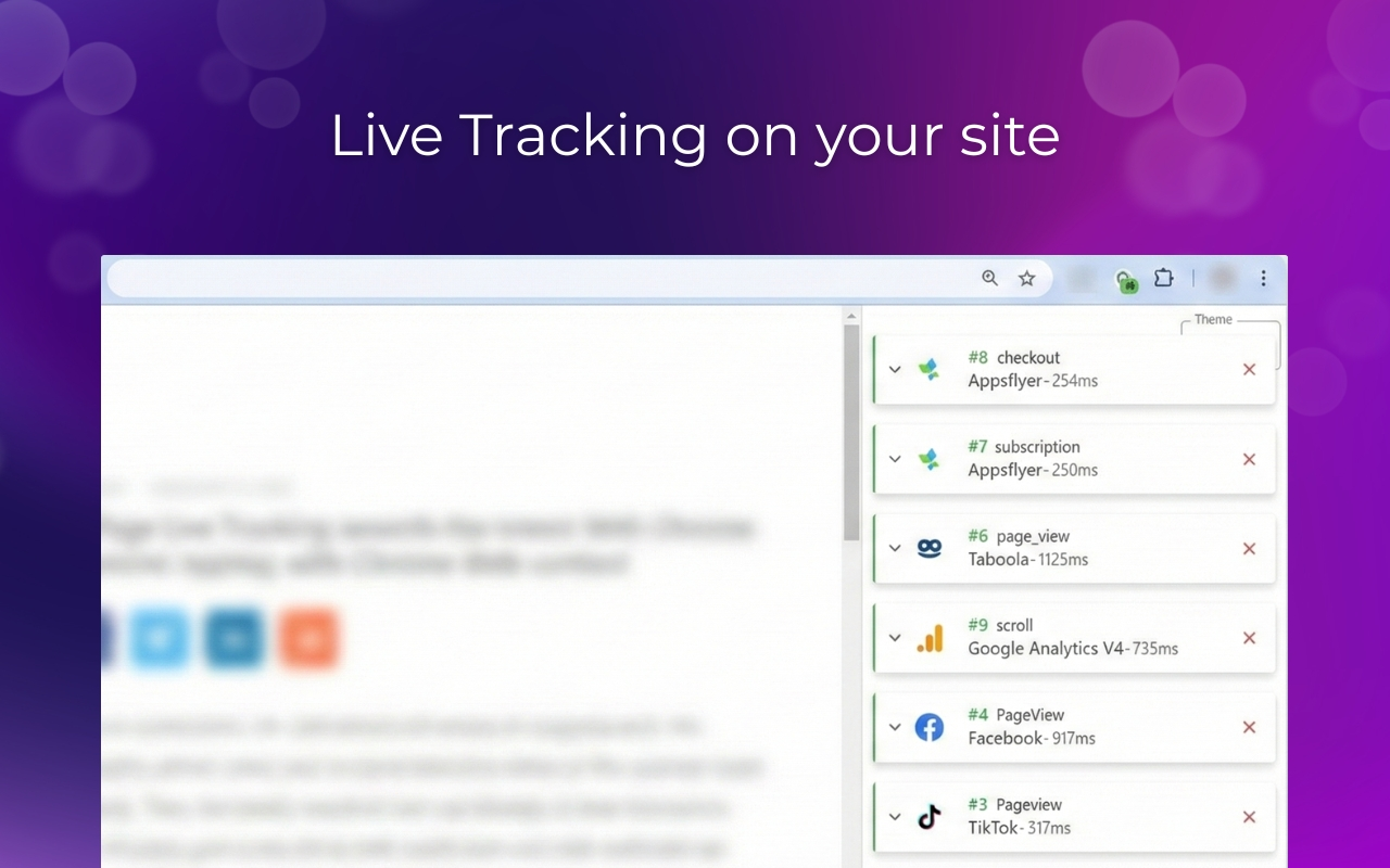 Live Tracking View